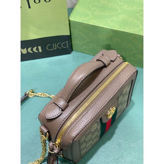 Gucci GG letter pattern mini shoulder bag Ohidia Collection Retro chain Crossbody Bag